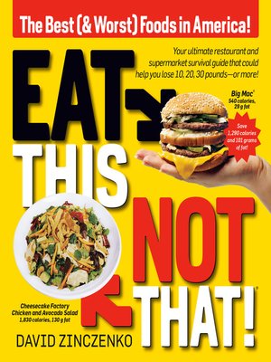 cover image of Eat This, Not That